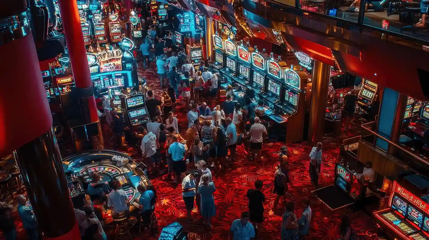 Shinjuku Cosmos Pachinko interior